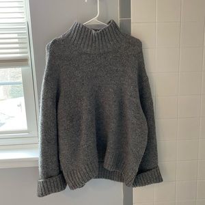 Grey oversized sweater